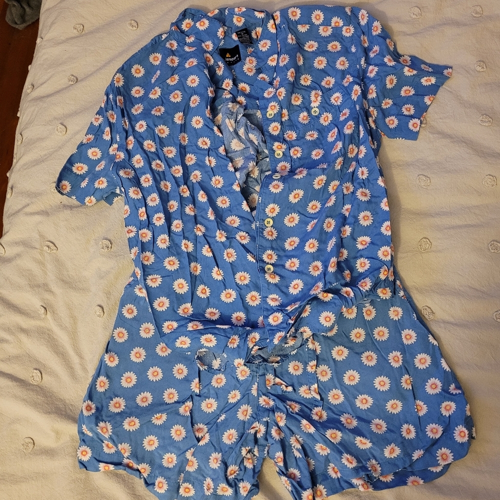 Set of short and top